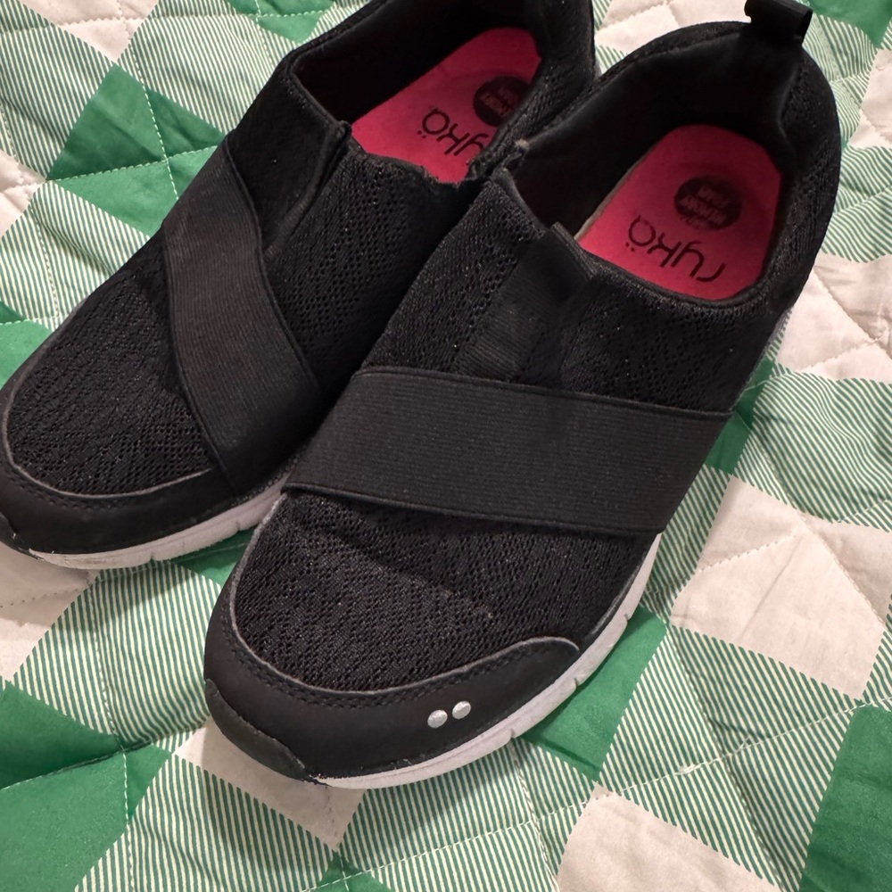 Black Slip-On Sneakers